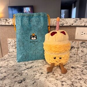 The Jellycat Amuseable Birthday Cake (NWT and bag)